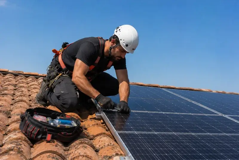 Maintenance et monitoring de panneaux solaires à Beaussais-Vitré
