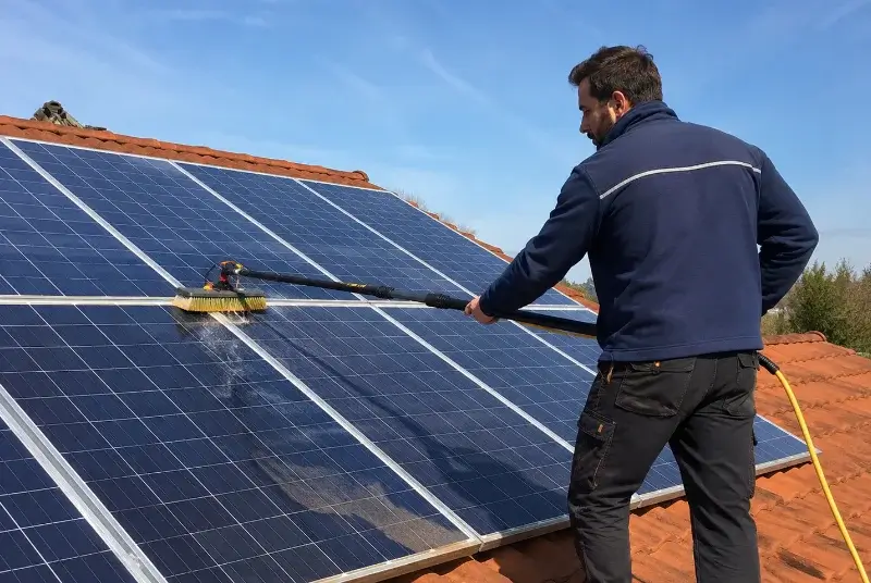 Nettoyage et entretien de panneaux solaires à Beaussais-Vitré